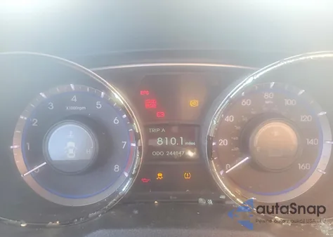 2013 Hyundai Sonata Se из США, поврежденный, VIN 5NPEC4AC0DH569839